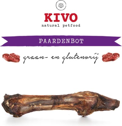 Kivo Petfood Hondenbot Paardenbot - Graanvrij en Glutenvrij