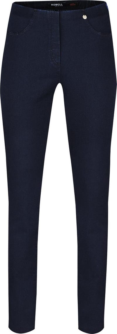Robell Bella Dames Comfort Stretch - Jeans - Zwart - Maat 34