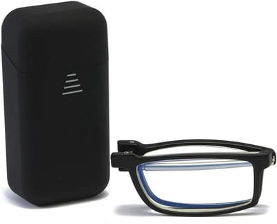 Opvouwbare Leesbril met Anti-Blauw Lichtfilter en Harde Etui