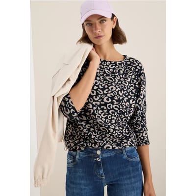 Gemêleerd jacquard shirt