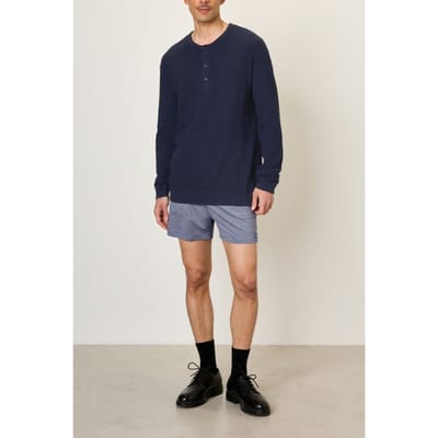 American Vintage Vamy Shorts Thalassa Size: S | Shorts Outlet | Heren | Blauw