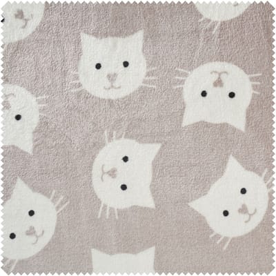 Double fleece stof "Cat"