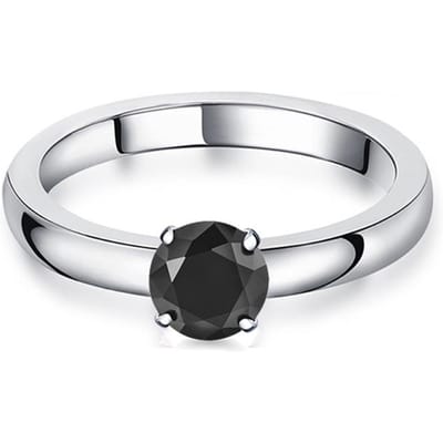 Doe-het-zelf 1,5 CT Solitaire Verlovingsringen Trouwringen Verwisselbaar Roestvrij Staal Ronde Zirkonia Belofteringen voor Haar 6&Steel white