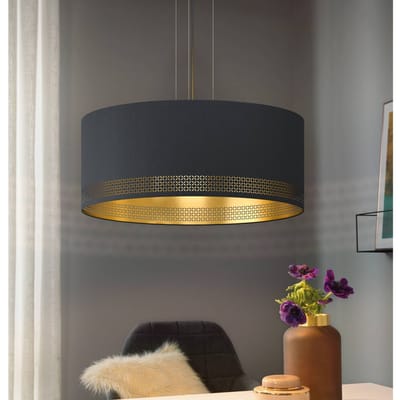 EGLO Esteperra - Hanglamp - E27 - Ø 53 cm - Zwart