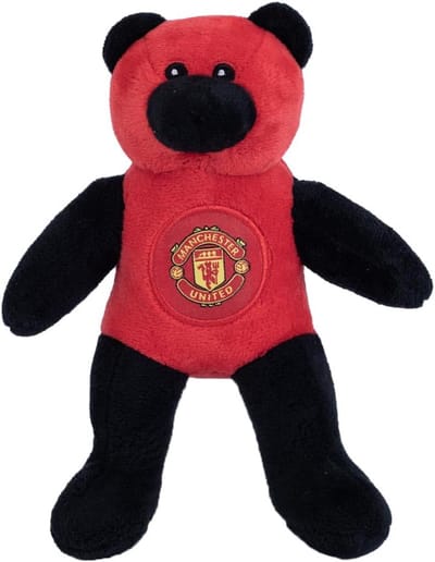 Pluche Voetbal - Knuffel Beer - Fan Merchandise - Officieel Gelicenseerd - 20 cm - Rood Zwart