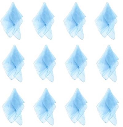 12-delige jonglerende danssjaals voor performances en shows - 24 x 24 inch