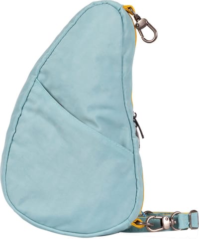 Nomii Healthy Back Bag Baglett Textured Nylon Aqua/Yuzu