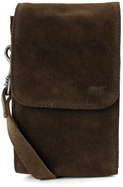 Bear Design Robbie Suede Leren Crossbodytas / Schoudertas - Bruin