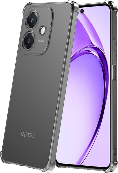 Geschikt voor Oppo A3 / A3X Telefoonhoesje Schokbestendig Transparant met Stootrand - Siliconen TPU ShockProof Back Cover Case Doorzichtig - ProtX