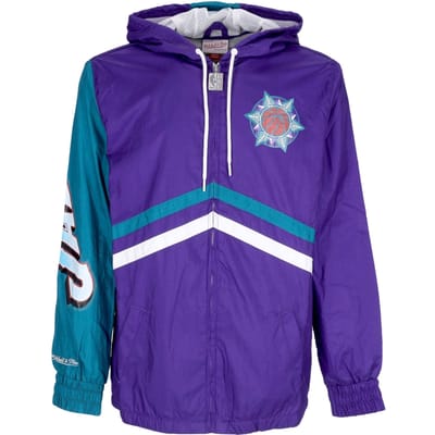 Herenwindjack Nba Onmiskenbaar windjack met volledige ritssluiting Hardwood Classics Utajaz