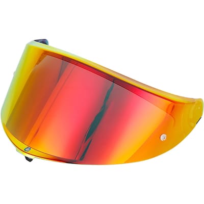Remplacement de la visière du casque pour casque intégral AGV K6 K6S, lentille du casque de moto rouge