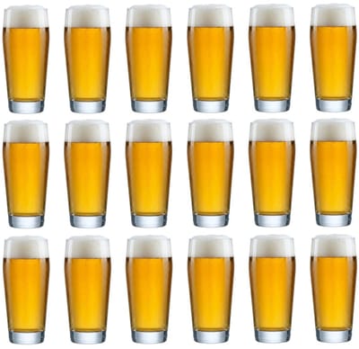 Cookinglife Duitse Bierglazen Willybecher 330 ml - 18 stuks
