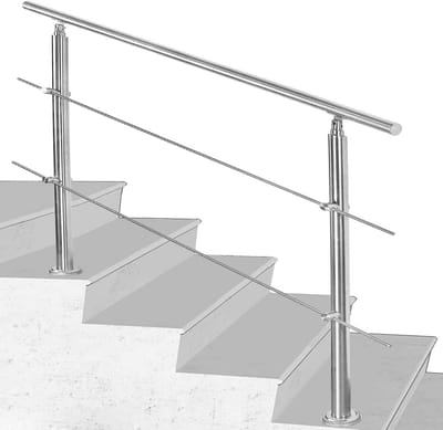 RVS Trapleuning en Balustrade Monteren – Antislip Handgreep voor Binnen en Buiten