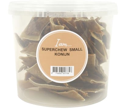I am superchew small konijn 1 kg 5,5 ltr