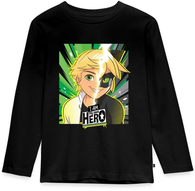 Miraculous I Am My Own Hero Adrien Cat Noir Premium T-Shirt Kinderen