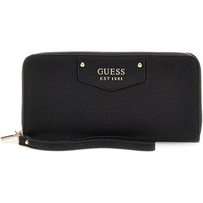 Guess Portemonnee / Portefeuille Dames - Ritsportemonnee - Eco Brenton - Zwart