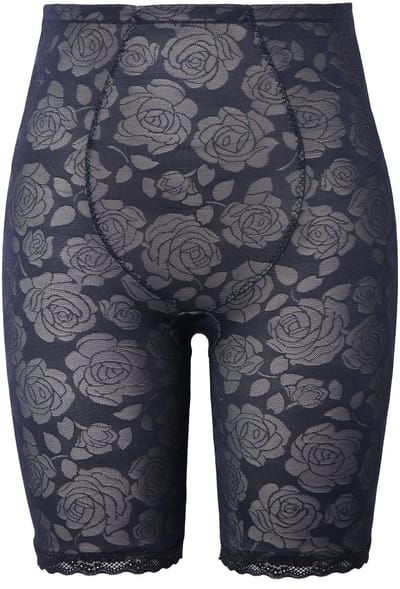TruYou - Dames - TRUYOU shaping panty kant hoge taille - Zwart - Maat 42+