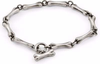 Black Label - Stalen Collar met Hondenbotten