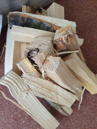 Kersen braai / rookhout 3kg en 20 cm lang