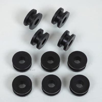 Lot silentbloc silencieux caoutchouc pour moto Honda 125 Cr R 1990-1999 18334-KA3-830