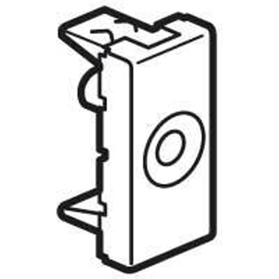 Legrand Mozaïek kabelstopcontact 8MM 1 module wit - 077552