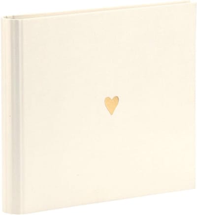 Gasten-/Fotoalbum Pure Love - Hartsymbool met 60 pagina's (220x230mm)