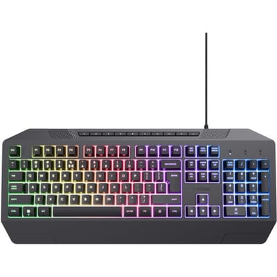 Trust GXT 836 Evocx - Gaming Toetsenbord - Full-size - RGB Verlichting - Bedraad - QWERTY US - Zwart