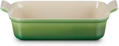 Le Creuset Ovenschaal 19 cm - 1,1 L - Aardewerk - Bamboo - Rechthoek
