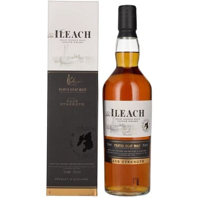 Ileach Whisky Ileach PEATED ISLAY Single Malt CASK STRENGTH 58% Vol. 0,7l in geschenkverpakking