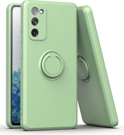 Back Cover geschikt voor Samsung Galaxy S23 Plus | Telefoonhoesje | Ring Houder | Groen