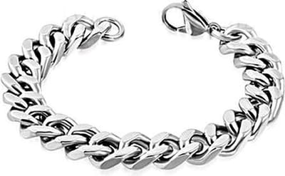 Amanto Armband Aday - 316L Staal - Ovaal - 12mm - 21cm