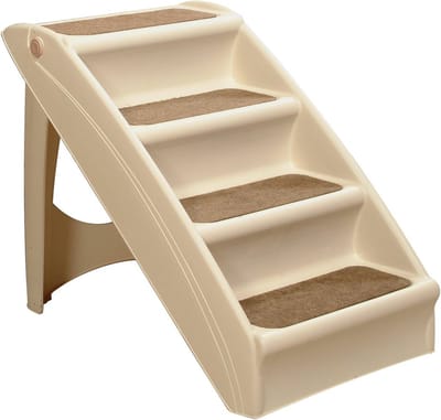 PetSafe Happy Ride PupStep Plus - Huisdier trap - Draagkracht 32 kg - Inklapbaar met anti-slip - 61 x 41 x 50 cm