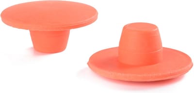 Rubbermagazijn - Rubber dop voor traptrede - Oranje (per 100 stuks) - Antislip rubber trapdoppen