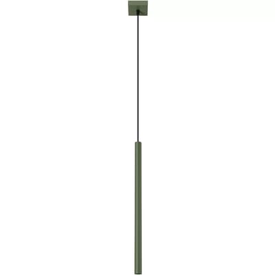 Sollux Lighting Hanglamp Pastelo - G9 - olijfgroen - staal - 114x8x8cm