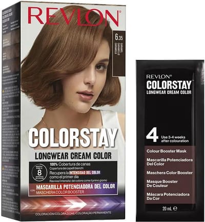 Permanente Kleur Revlon Colorstay Karamel Nº 6.35
