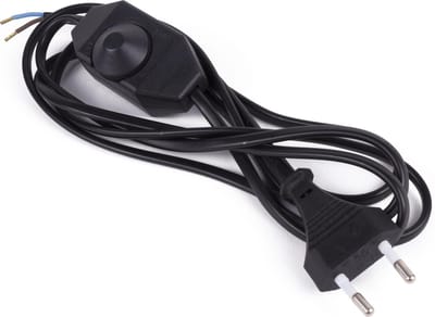 Benson Stroomsnoer met snoerdimmer - zwart - 2 meter - led geschikt - stijlvol design