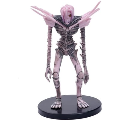 Figurine Anime Death Note 16CM Ryuk Ryuuku Rem Statue Jouet Figurine d'Action en PVC Modèle Poupées Jouets Cadeaux d'Halloween Death note Figurine No box gray