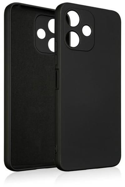 Beline Series - Siliconen Hoes - Xiaomi Redmi 12 - Zwart - Elegant