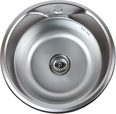 Ronde Spoelbak - Keuken Gootsteen - Keuken Werkzaamheden - Geluidsabsorberend - 51x18 cm - Satijn