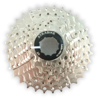 Xtrabike Cassette - 9-Speed - 11-32T - Shimano/SRAM Compatibel - MTB & Trekking Fietskrans - Zilver