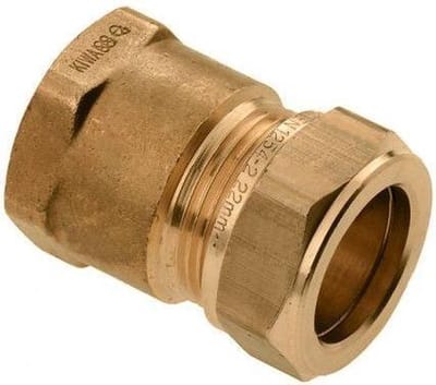 Bonfix Knel schroefbus 1/2" bi.x15 mm messing