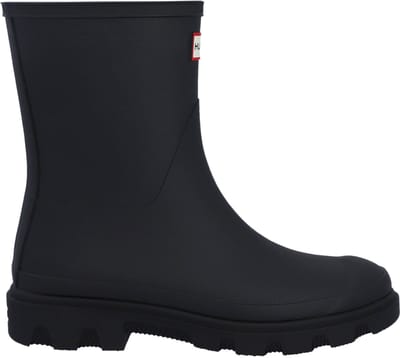 Hunter Downpour Short Insulated Boot Unisex Regenlaarzen - Zwart