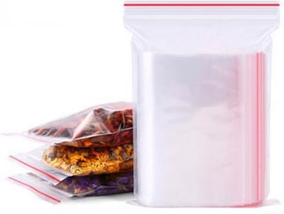 WiseGoods - Herbruikbare Gripzakjes - 100 Stuks Gripzakjes - Hersluitbaar - Zakjes - Transparant - 4 x 6 cm - 40 x 60 mm
