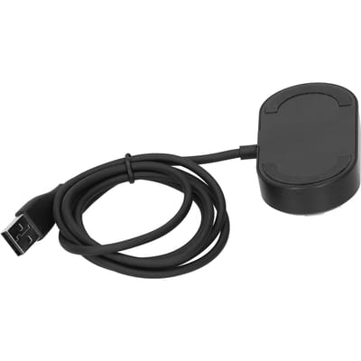 Station de charge pour Fitbit Versa3 Sense Montre Intelligente Base de Chargeur Chargeur de Montre Portable black