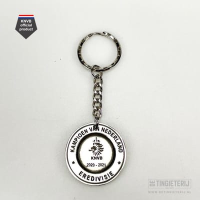 Sleutelhanger Eredivisie 2020/2021 - Ajax - Fanartikel - Cadeau Ajax - Ajax Amsterdam - Officieel KNVB Product