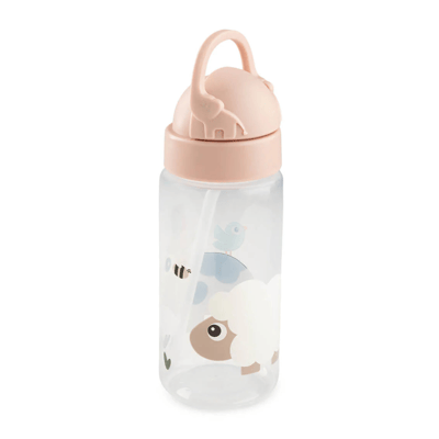 Done by Deer drinkfles met rietje tiny farm powder 350 ml