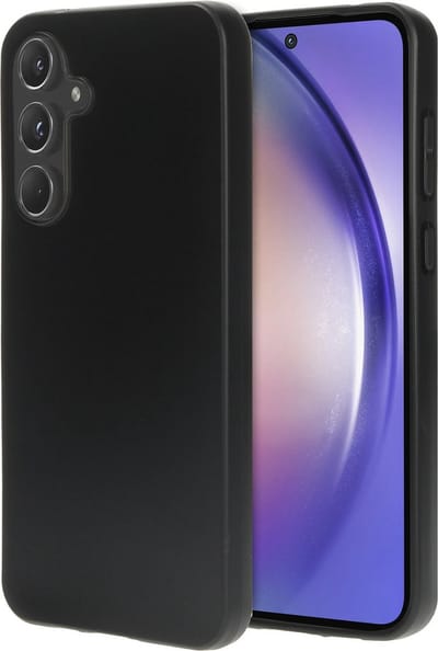 Mobiparts hoesje geschikt voor Samsung Galaxy A55 - Zacht TPU - Schokabsorberend TPU - Grip Coating - Zwart