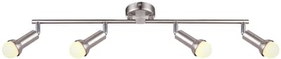 Design-kantoorlamp LED 16 watt plafondlamp nikkel verlichting Globo KIMBERLY 56044-4