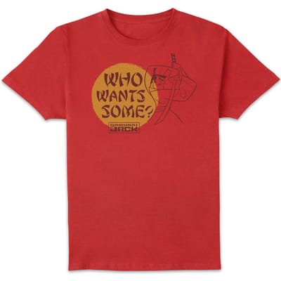 Samurai Jack Who Wants Some Men's T-Shirt - Red - S