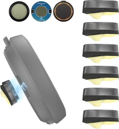 Vervangingsset voor Parkeerdisc met Magnetische Houder en Adhesieve Pads - 3 Paar Metaalplaten voor Efficiënt Parkeren en Veiligheid